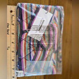 NWT Vera Bradley Essential Wristlet- Retro Ribbons pattern Colorful Outlet